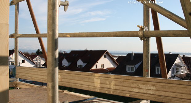 Blick auf den Bodensee aus dem Obergeschoß