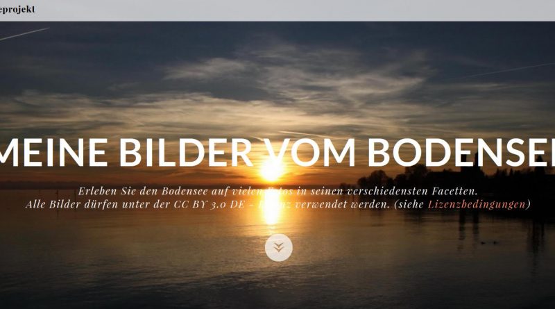 Bodenseeprojekt.de - Bilder vom Bodensee - mein Fotoblog