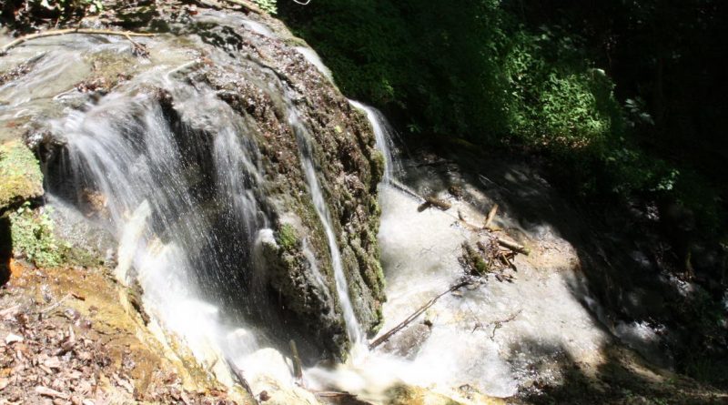 Kleiner Wasserfall im Tobel