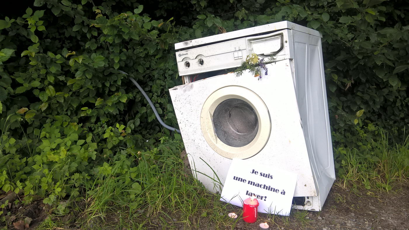 Je suis une machine à laver!